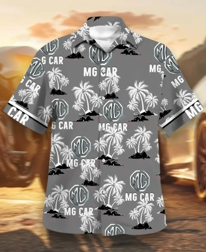 Heritage Vehicle Hawaiian Shirt Exclusive Logo, Performance Gear Button Shirt CAR144