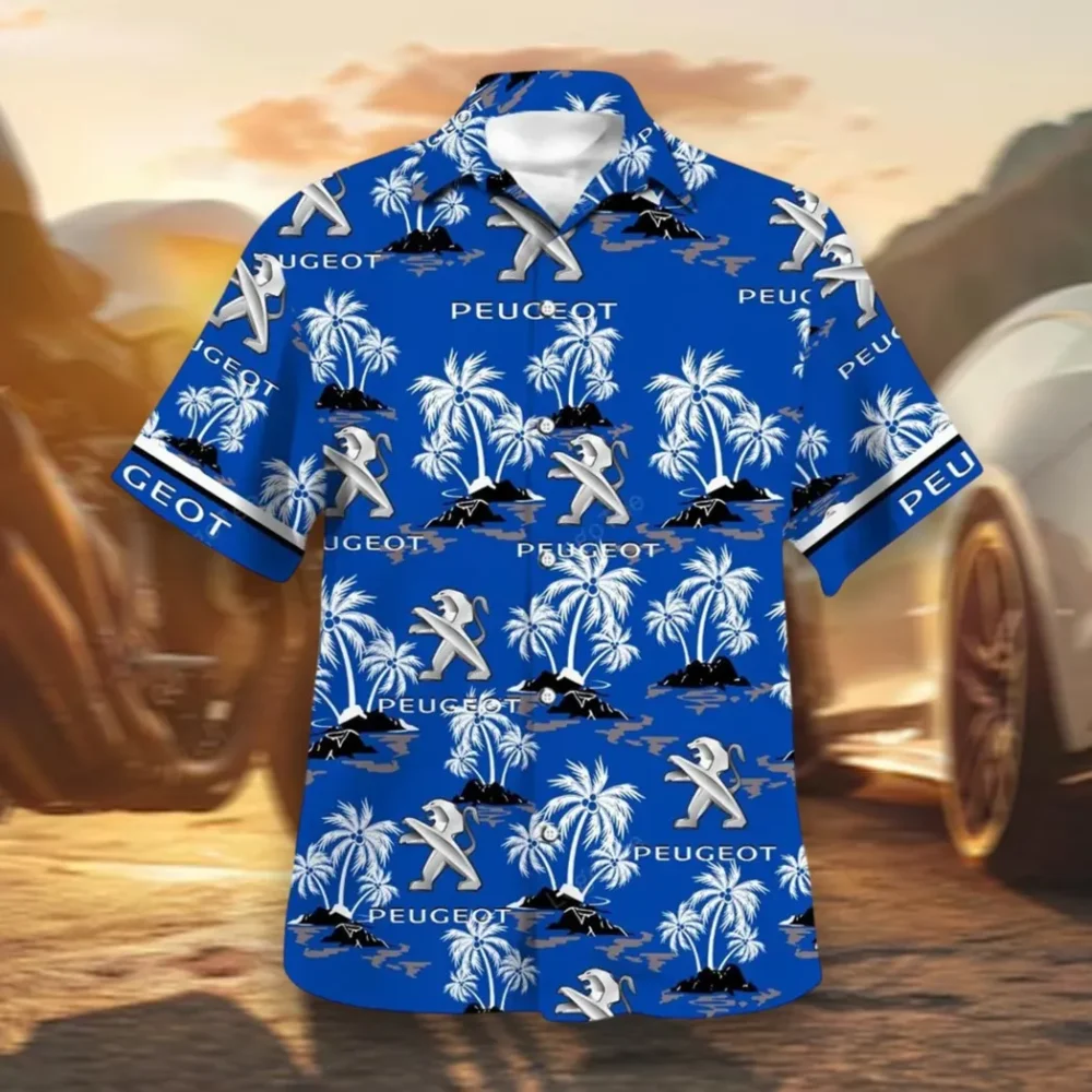 Mid-Size Car Hawaiian Shirt Exclusive Logo, Custom Ride Button Shirt CAR144