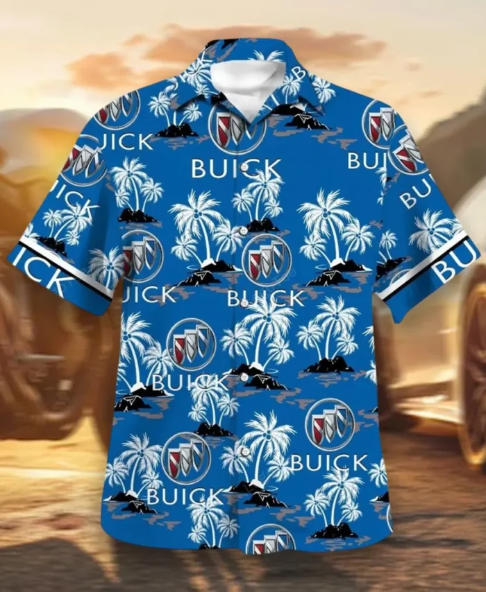 Luxury Car Hawaiian Shirt Exclusive Logo, Custom Garage Button Shirt CAR144