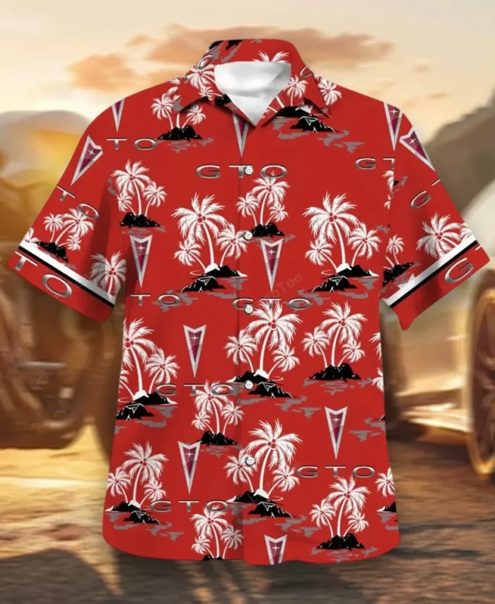 Power Coupe Hawaiian Shirt Exclusive Logo, Motorsport Vibe Button Shirt CAR144