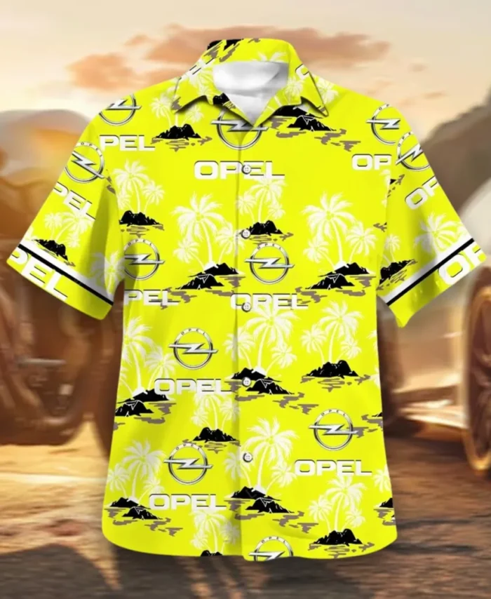 European Sedan Hawaiian Shirt Exclusive Logo, Open Road Button Shirt CAR144