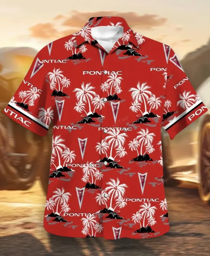 Historic American Ride Hawaiian Shirt Exclusive Logo, Street-Ready Button Shirt CAR144