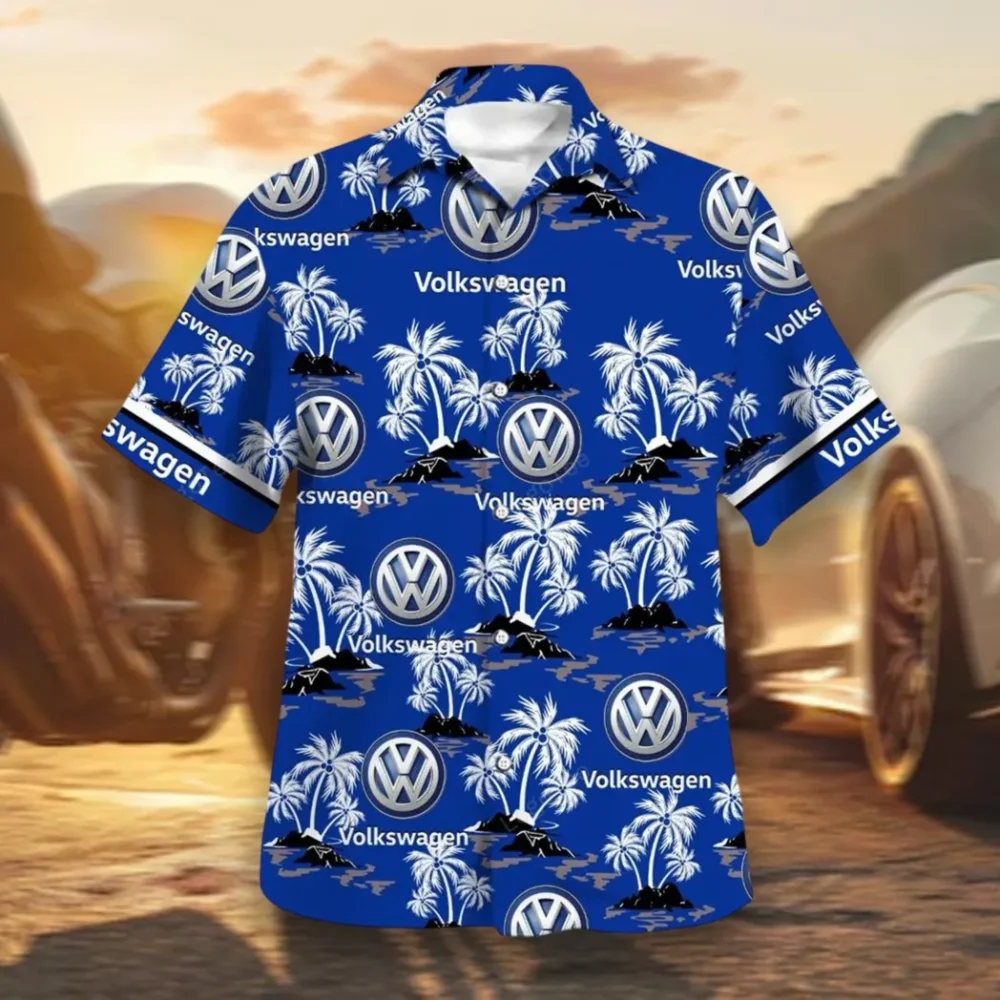 Sedan Vehicle Hawaiian Shirt Exclusive Logo, Road Life Button Shirt CAR144