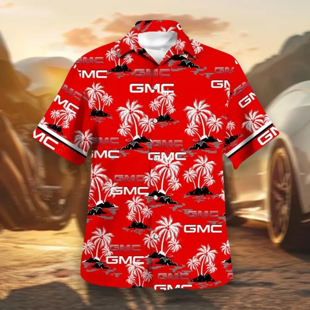 Grade Truck Hawaiian Shirt Exclusive Logo, Retro Driver Button Shirt CAR144