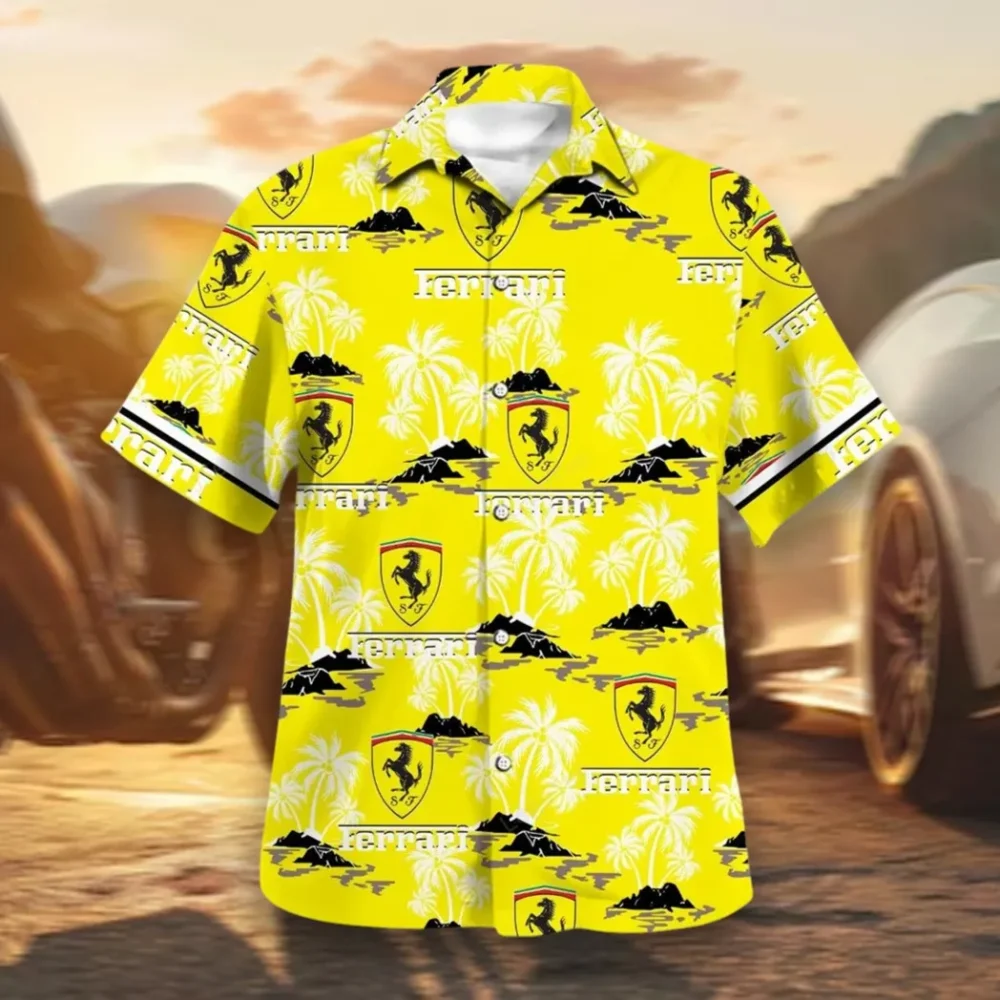 Performance Auto Hawaiian Shirt Exclusive Logo, Urban Driver Button Shirt CAR144