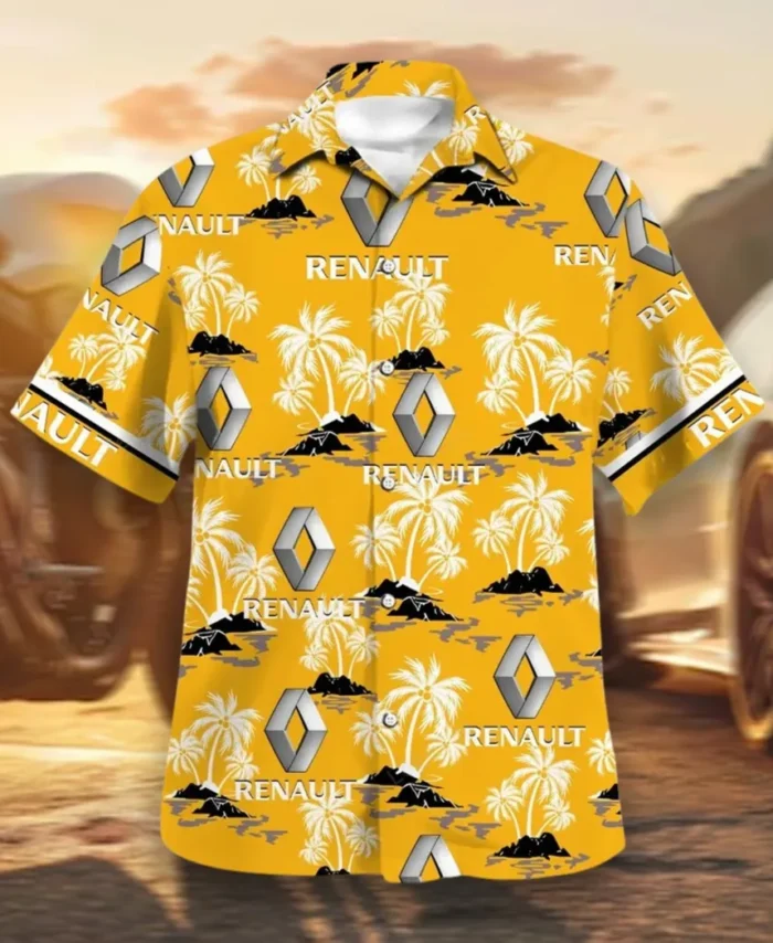 Urban Vehicle Hawaiian Shirt Exclusive Logo, Retro Driver Button Shirt CAR144