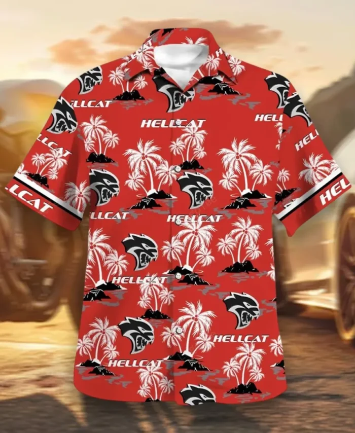 Power Muscle Car Hawaiian Shirt Exclusive Logo, Urban Driver Button Shirt CAR144