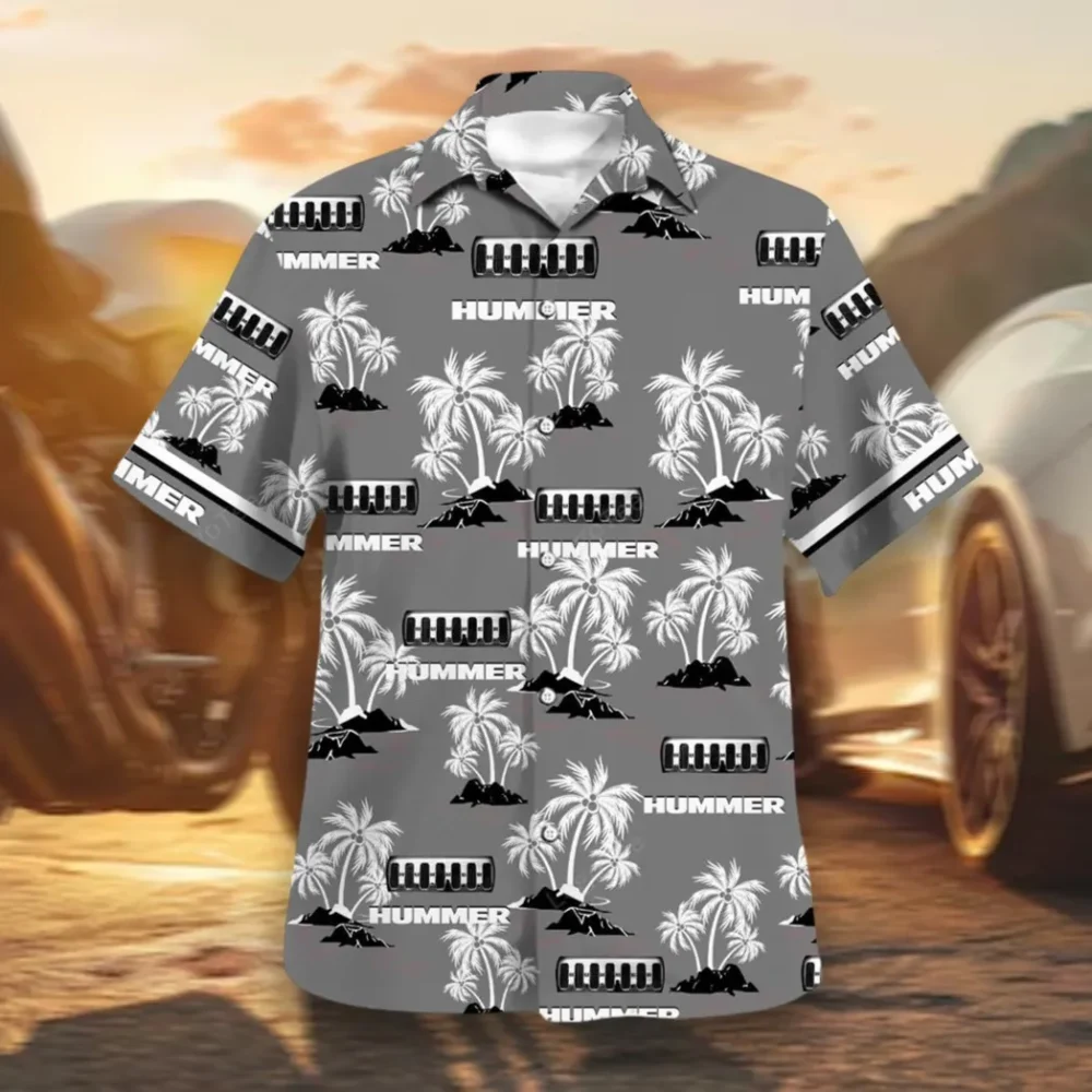 Adventure 4x4 Hawaiian Shirt Exclusive Logo, Drift-Ready Button Shirt CAR144