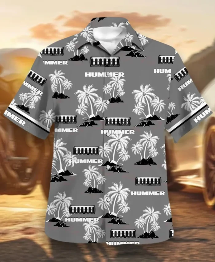 Adventure 4x4 Hawaiian Shirt Exclusive Logo, Drift-Ready Button Shirt CAR144