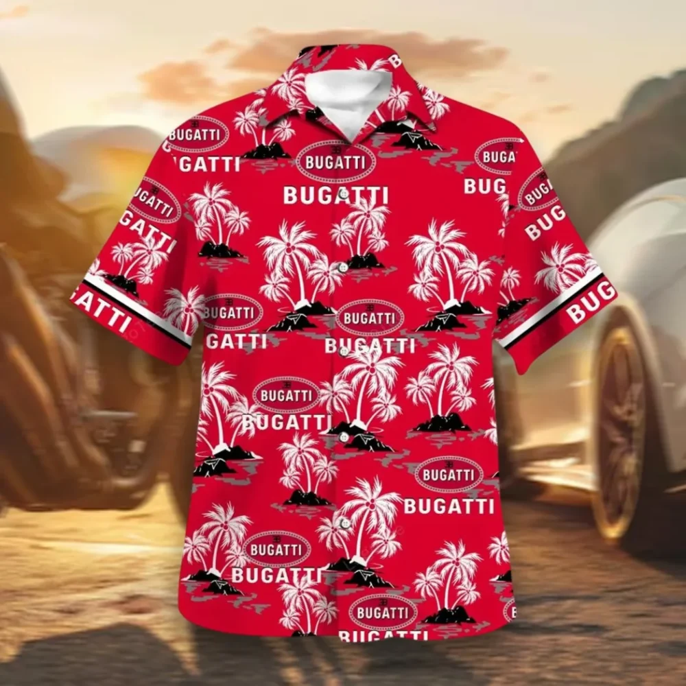 Luxury Machine Hawaiian Shirt Exclusive Logo, Custom Ride Button Shirt CAR144