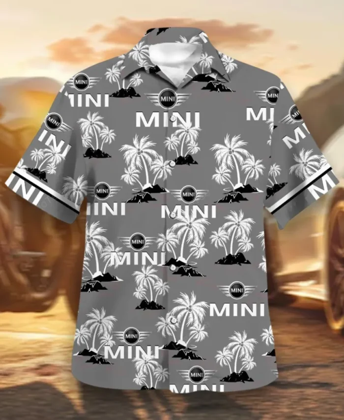 Chic Commuter Hawaiian Shirt Exclusive Logo, Road Life Button Shirt CAR144