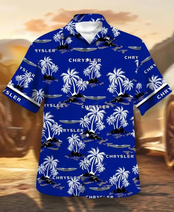 Minivan Hawaiian Shirt Exclusive Logo, Summer Garage Button Shirt CAR144
