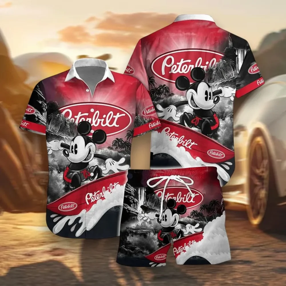 Commercial Lorry Hawaiian Shirt Exclusive Logo, Retro Driver Button Shirt CAR151