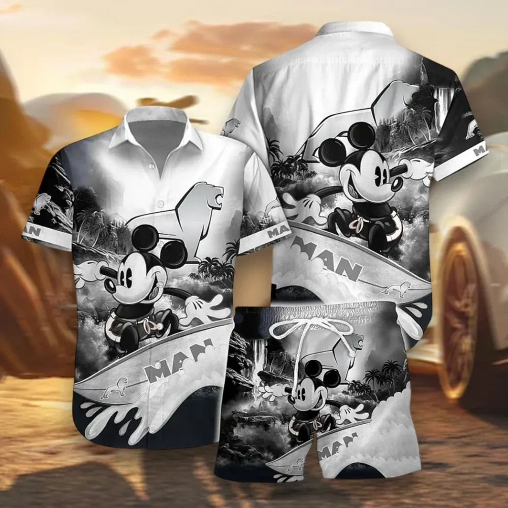 Hauling Auto Hawaiian Shirt Exclusive Logo, Retro Driver Button Shirt CAR151