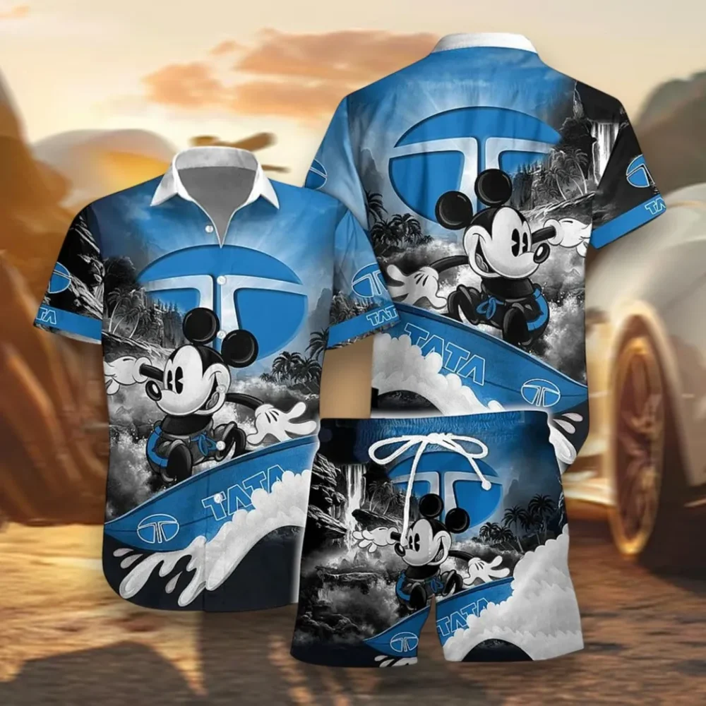 TransportPro Motors Hawaiian Shirt Exclusive Logo, Urban Driver Button Shirt CAR151