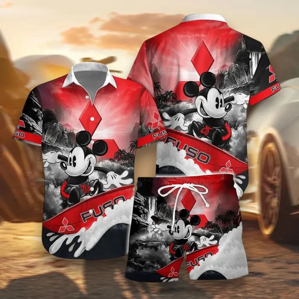 Commercial Lorry Hawaiian Shirt Exclusive Logo, Street Racer Button Shirt CAR151
