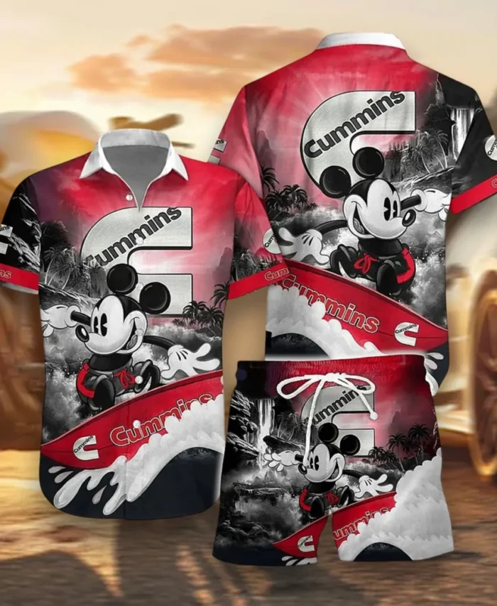 MightyFuel Engines Hawaiian Shirt Exclusive Logo, Road Life Button Shirt CAR151