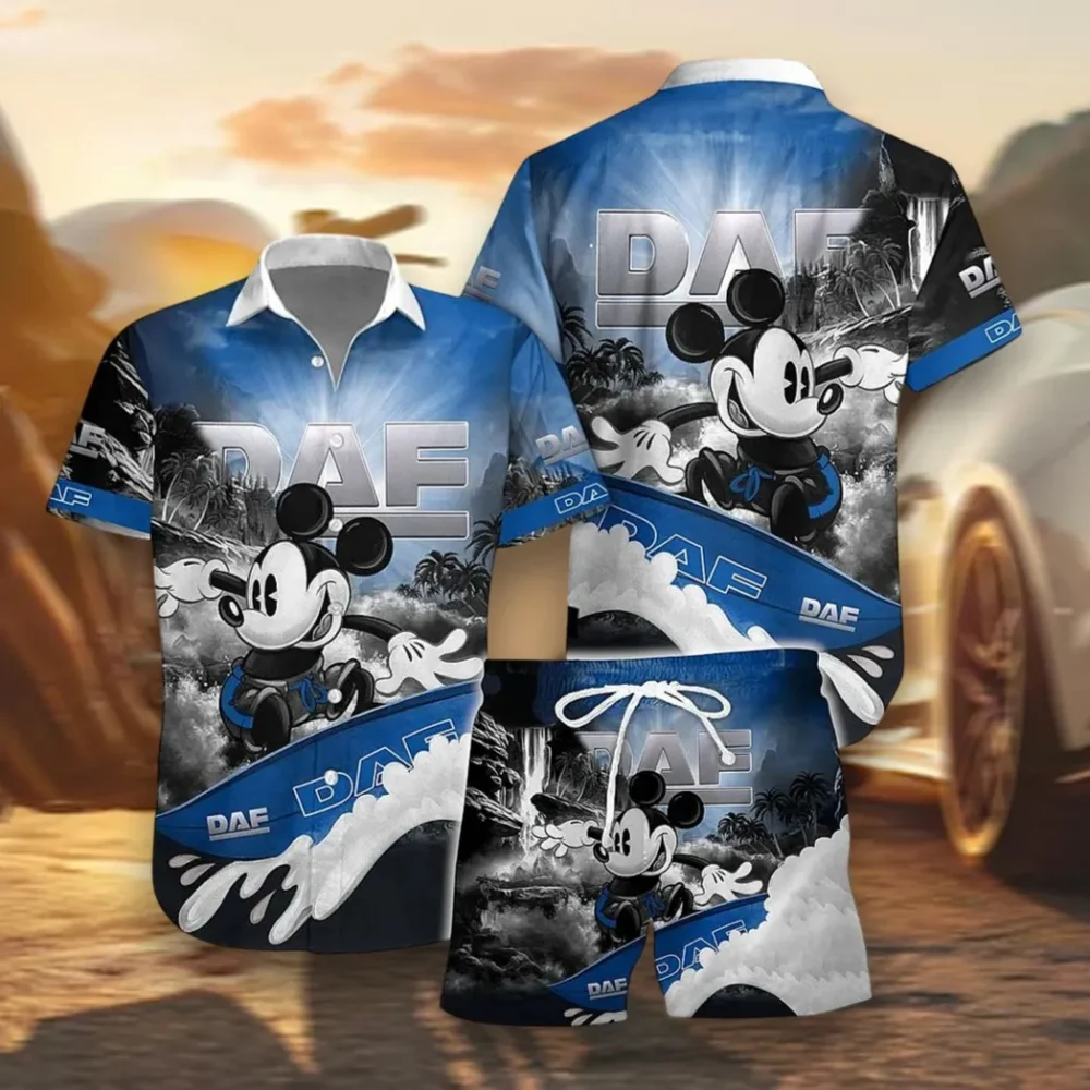 Commercial Lorry Hawaiian Shirt Exclusive Logo, Custom Ride Button Shirt CAR151