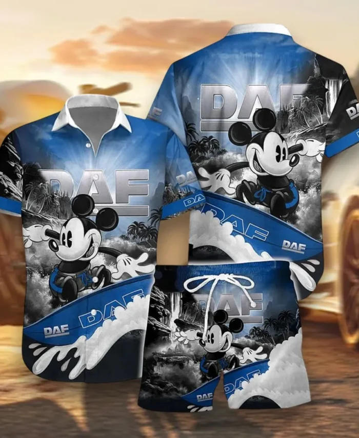 Commercial Lorry Hawaiian Shirt Exclusive Logo, Custom Ride Button Shirt CAR151
