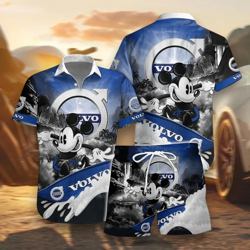 Luxury Car Hawaiian Shirt Exclusive Logo, Gearhead Style Button Shirt CAR151