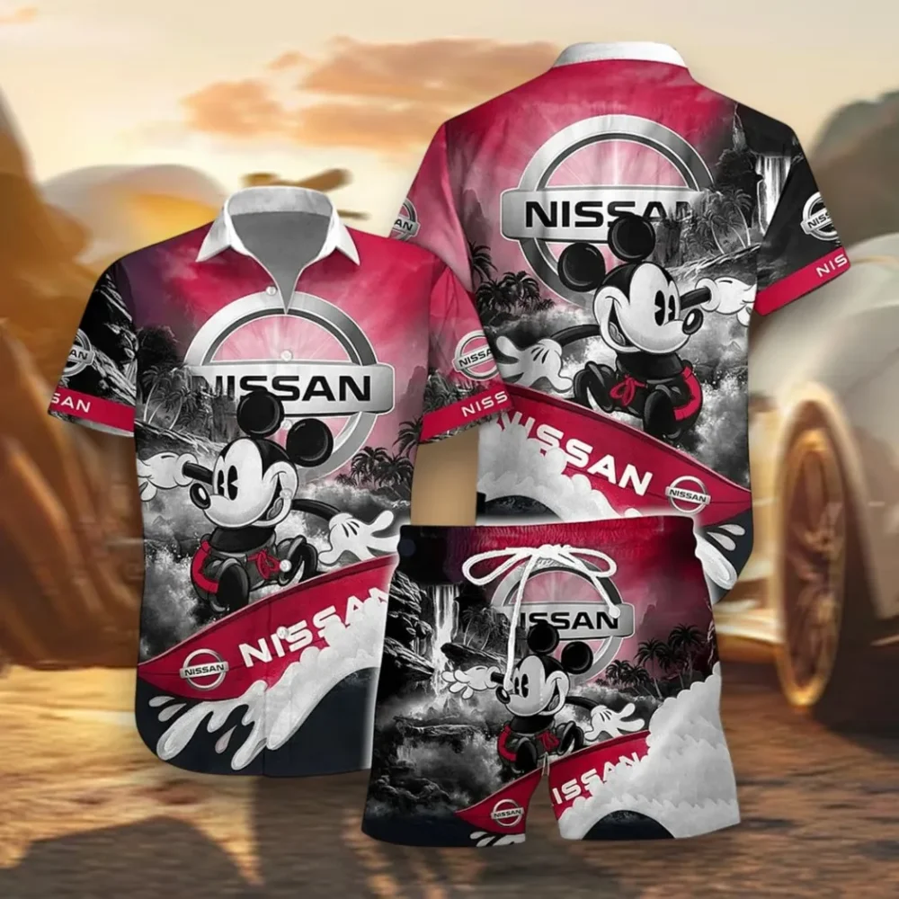 Crossover SUV Hawaiian Shirt Exclusive Logo, Drift-Ready Button Shirt CAR151