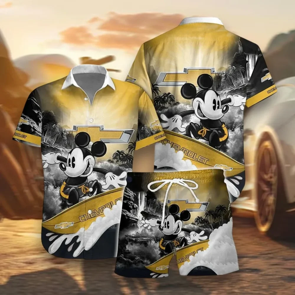 Classic Roadster Hawaiian Shirt Exclusive Logo, Street Racer Button Shirt CAR151