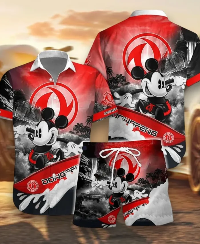 Drivetech Machines Hawaiian Shirt Exclusive Logo, Street-Ready Button Shirt CAR151