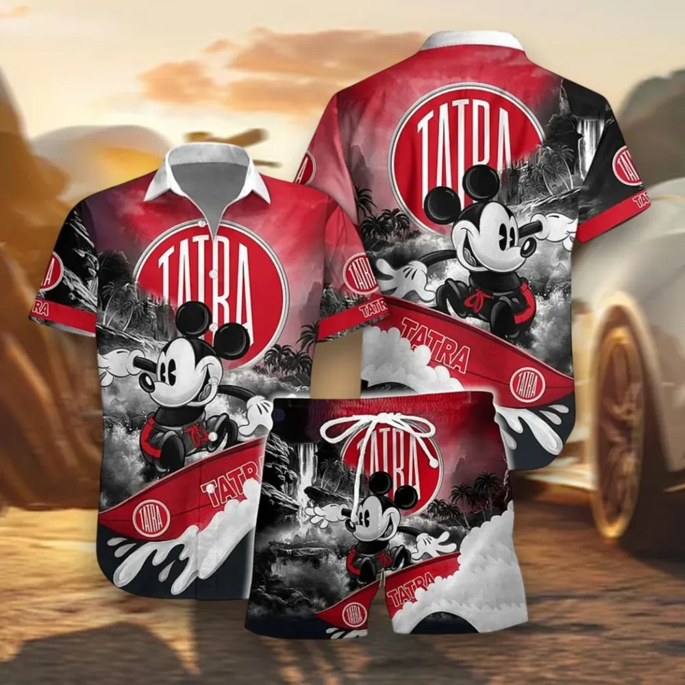 Terrain Master Hawaiian Shirt Exclusive Logo, Drift-Ready Button Shirt CAR151
