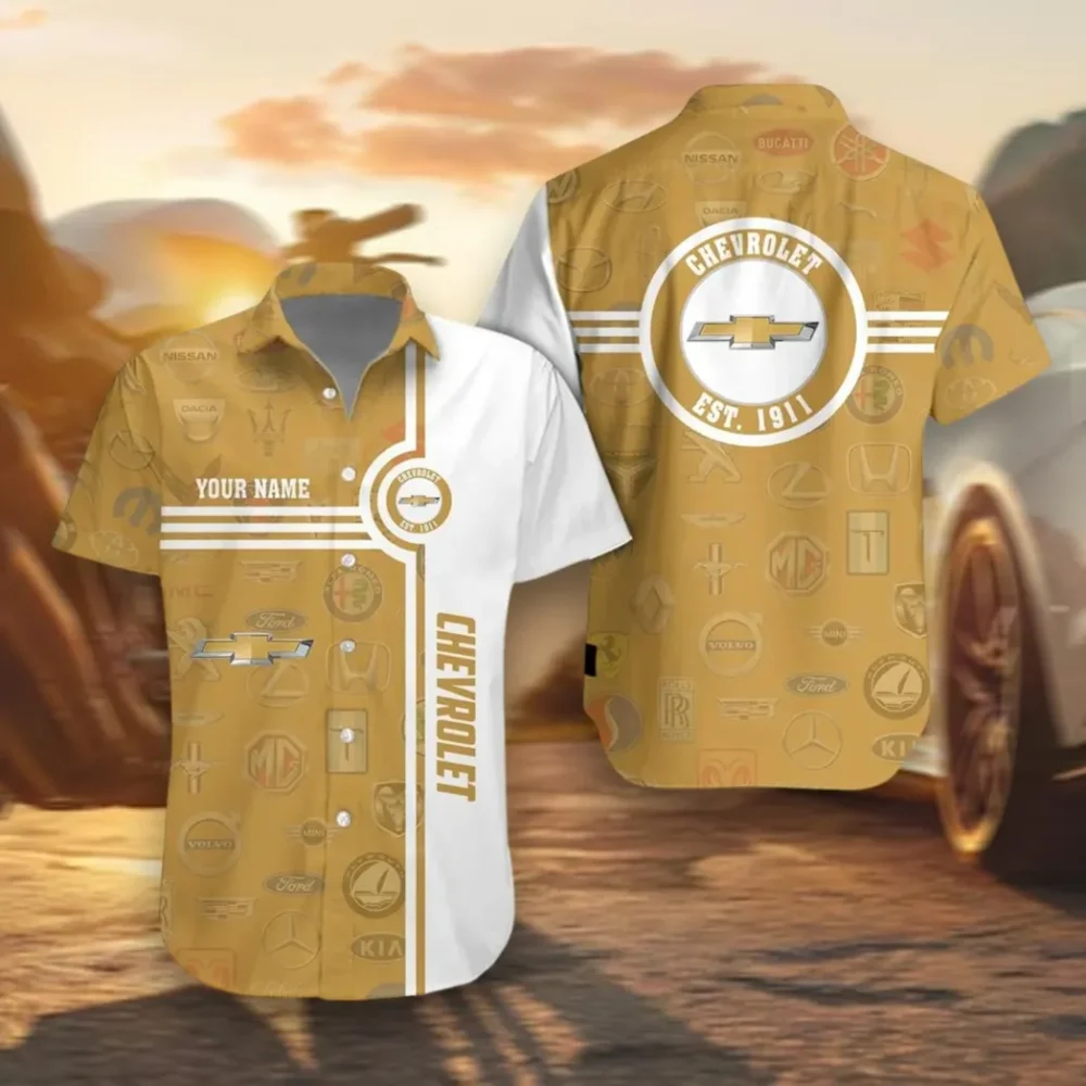 Reliable Family Car Hawaiian Shirt Exclusive Logo, Custom Garage Button Shirt CAR174