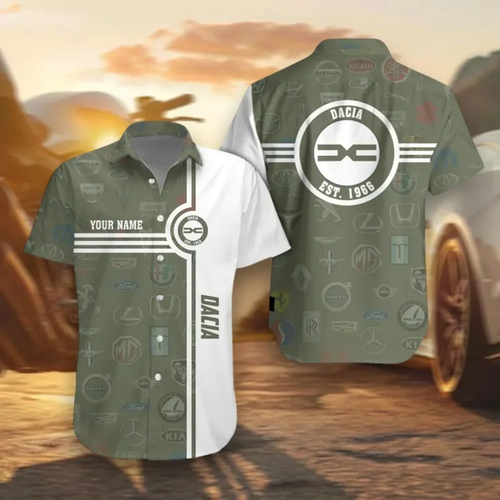 Duramax Systems Hawaiian Shirt Exclusive Logo, Custom Ride Button Shirt CAR174