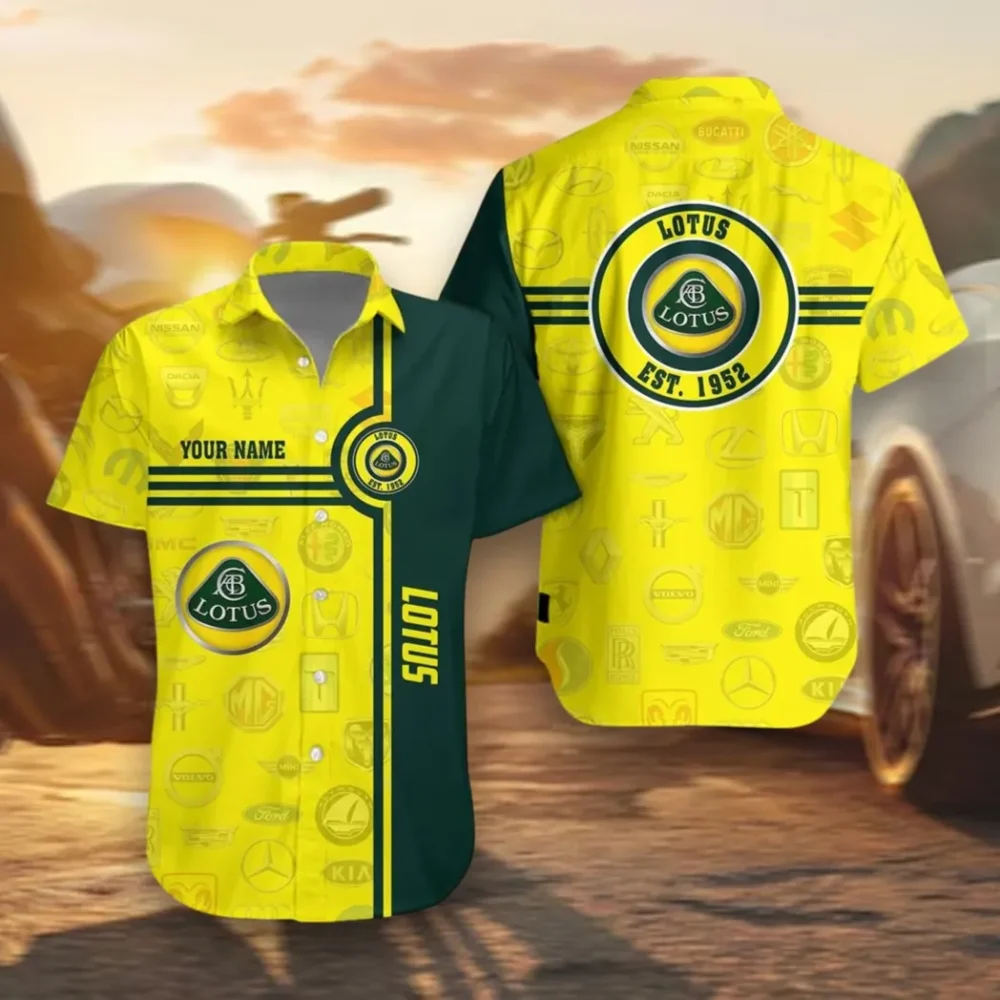 Track Day Vehicle Hawaiian Shirt Exclusive Logo, Highway Cruise Button Shirt CAR174