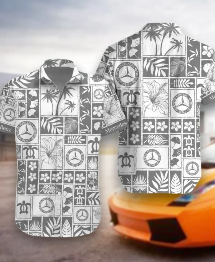 Luxury Car Hawaiian Shirt Exclusive Logo, Garage Life Button Shirt CAR350