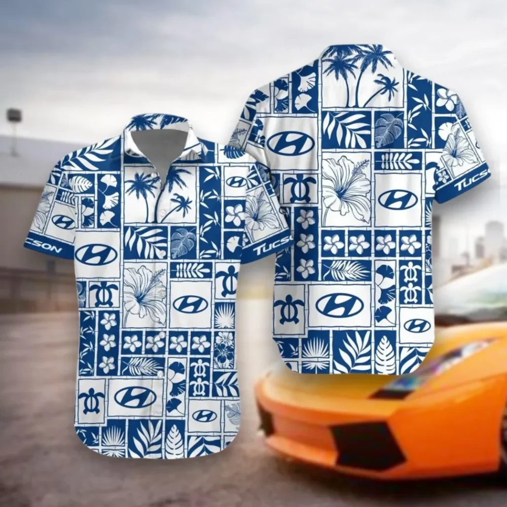 Crossover Vehicle Hawaiian Shirt Exclusive Logo, Custom Ride Button Shirt CAR350