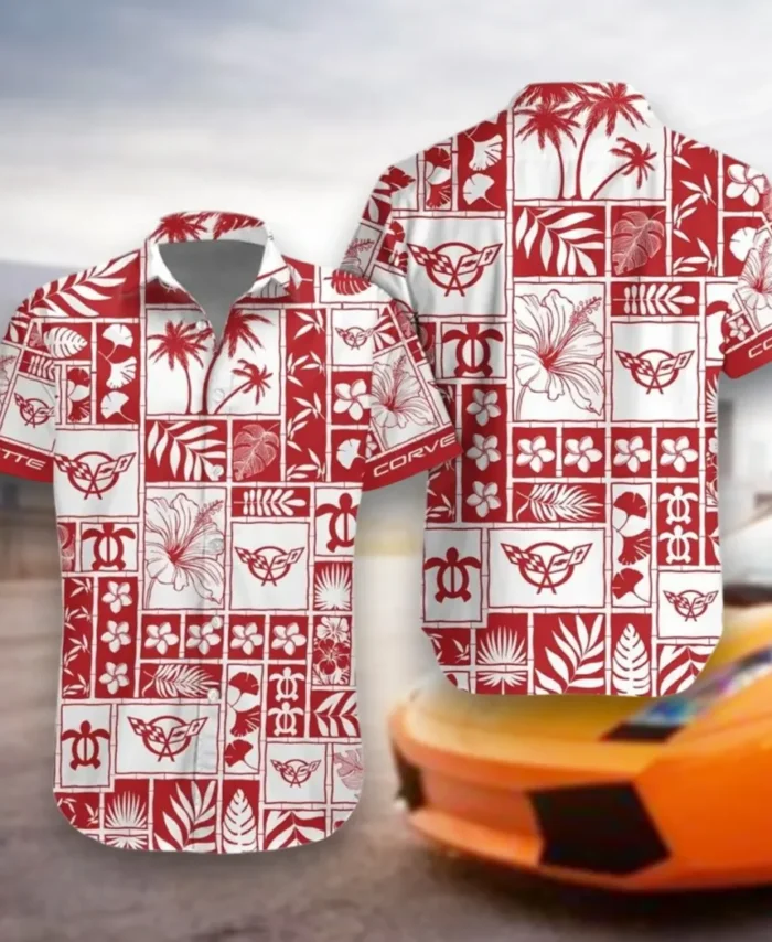 Performance Vehicle Hawaiian Shirt Exclusive Logo, Street-Ready Button Shirt CAR350