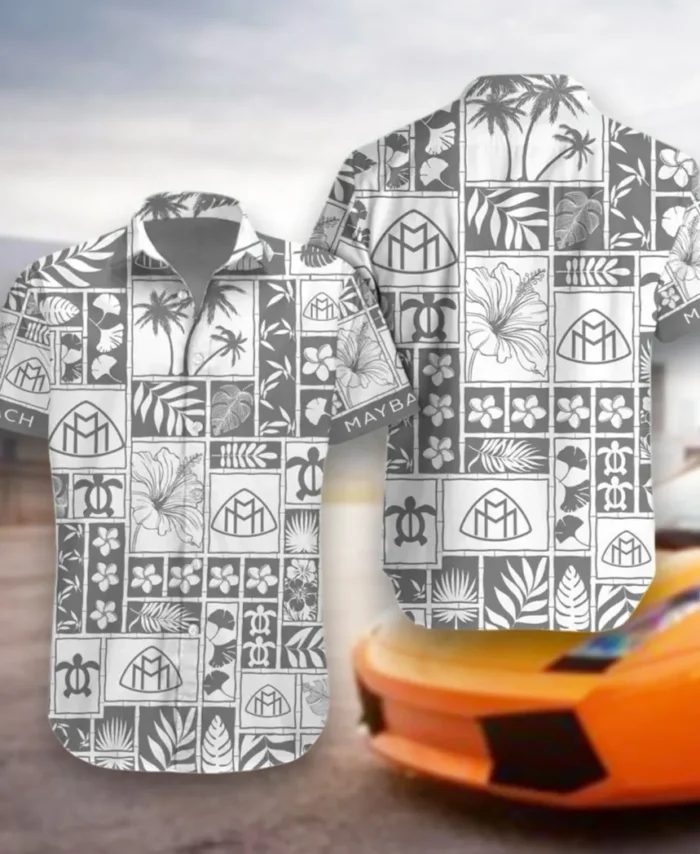 Car Hawaiian Shirt Exclusive Logo, Urban Driver Button Shirt CAR350