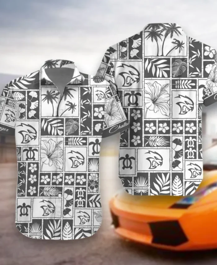 Street Racing Car Hawaiian Shirt Exclusive Logo, Drift-Ready Button Shirt CAR350