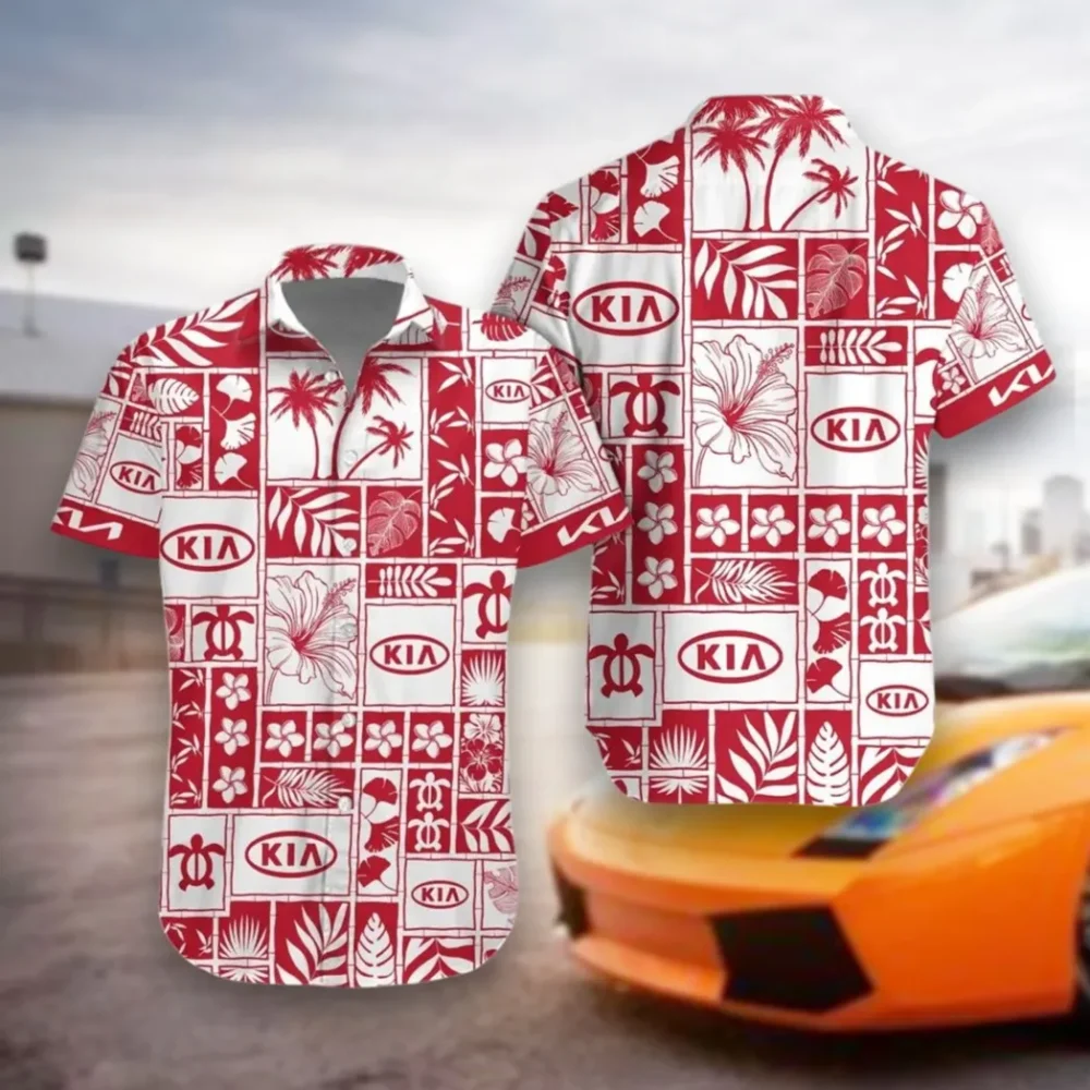 Family Sedan Hawaiian Shirt Exclusive Logo, Garage Life Button Shirt CAR350