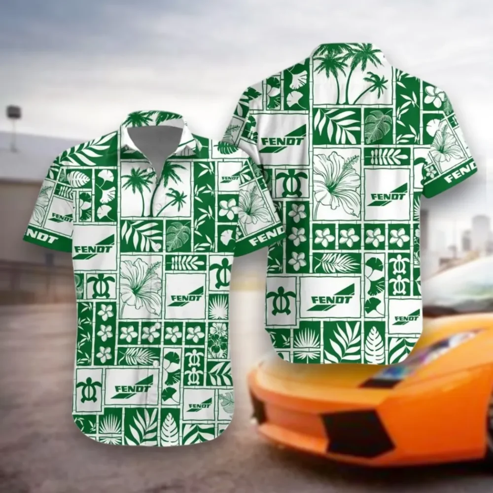 Efficient Tractor Hawaiian Shirt Exclusive Logo, Custom Ride Button Shirt CAR350