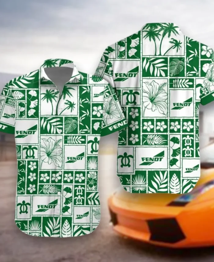 Efficient Tractor Hawaiian Shirt Exclusive Logo, Custom Ride Button Shirt CAR350