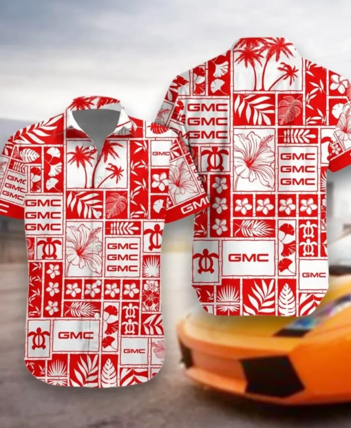 Grade Truck Hawaiian Shirt Exclusive Logo, Motor Culture Button Shirt CAR350