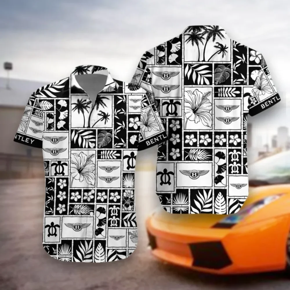 Touring Car Hawaiian Shirt Exclusive Logo, Street-Ready Button Shirt CAR350