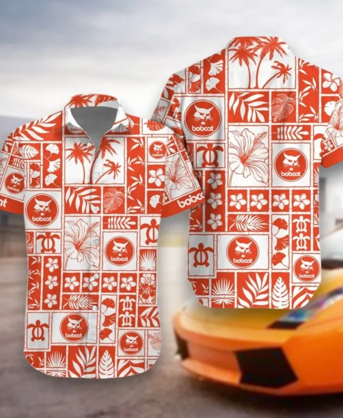 Construction Equipment Hawaiian Shirt Exclusive Logo, Performance Gear Button Shirt CAR350