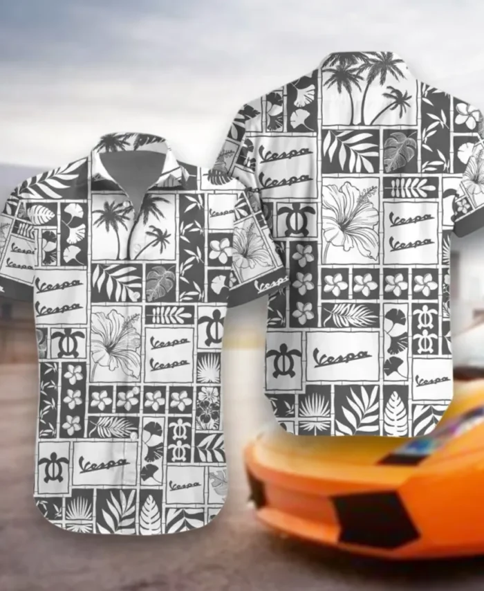 Sportbike Hawaiian Shirt Exclusive Logo, Car Meet Button Shirt CAR350