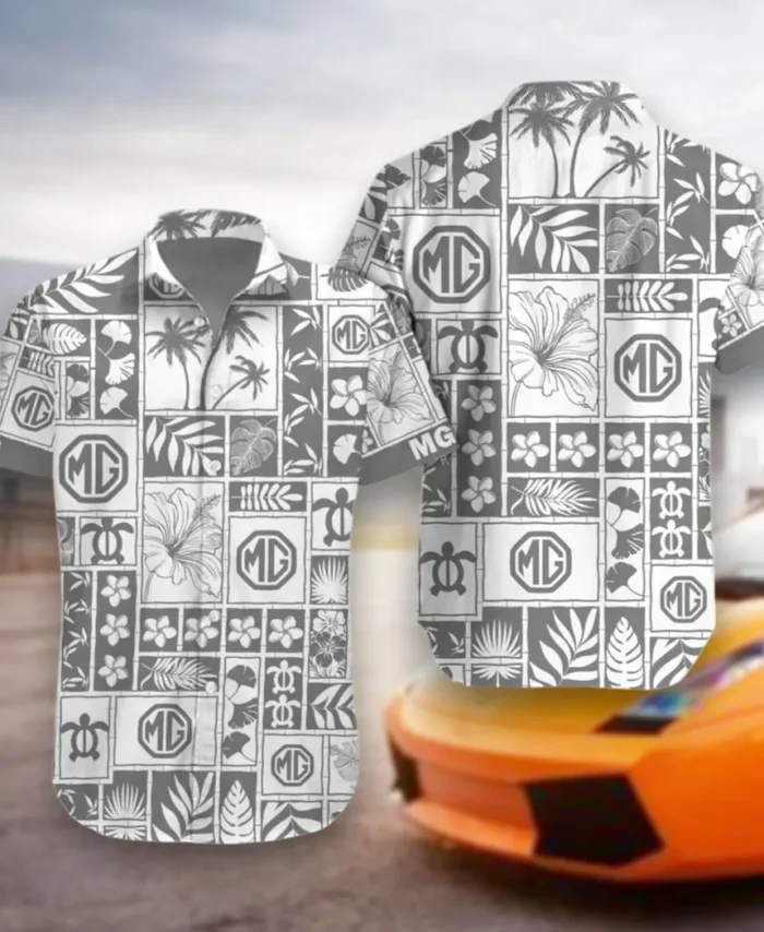 Performance Car Hawaiian Shirt Exclusive Logo, Motor Culture Button Shirt CAR350