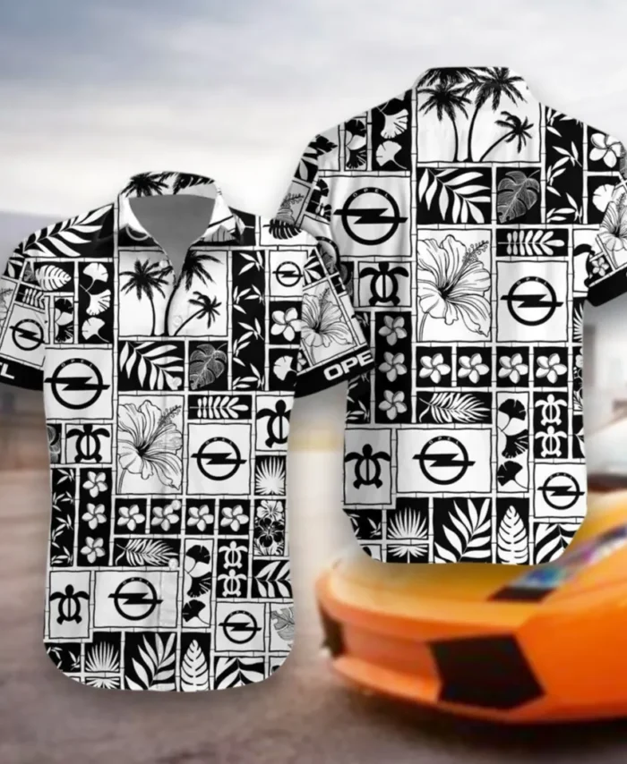 Family Vehicle Hawaiian Shirt Exclusive Logo, Gearhead Style Button Shirt CAR350
