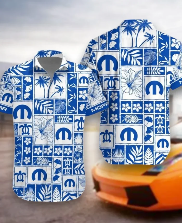 Vehicle Heritage Hawaiian Shirt Exclusive Logo, Rider's Paradise Button Shirt CAR350