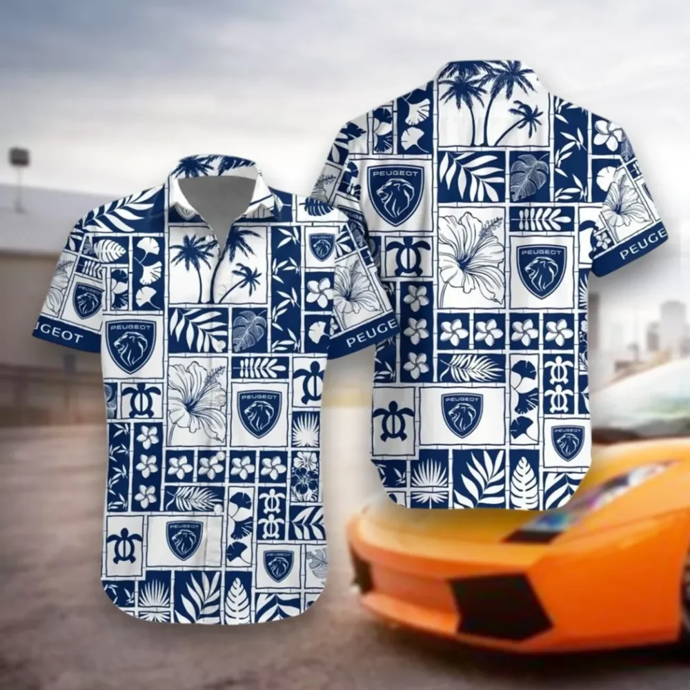 Everyday Driver Hawaiian Shirt Exclusive Logo, Highway Cruise Button Shirt CAR350