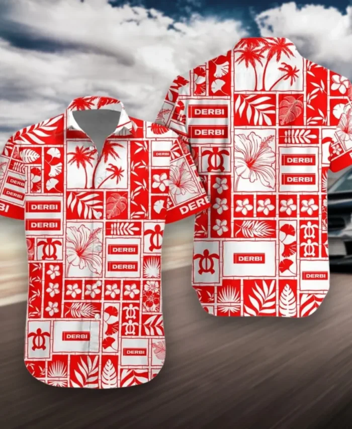 Fun Ride Hawaiian Shirt Exclusive Logo, Motorsport Vibe Button Shirt MOTOR3