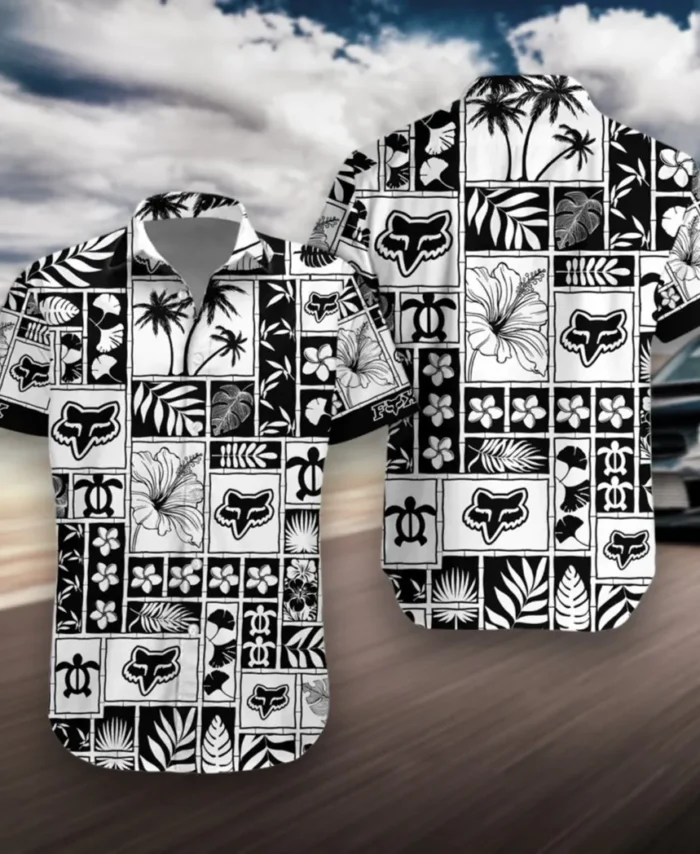 Adventure Riding Kit Hawaiian Shirt Exclusive Logo, Auto Fan Button Shirt MOTOR3