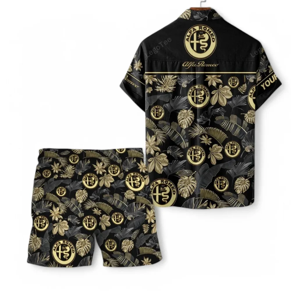 Sport Sedan Hawaiian Shirt Exclusive Logo, Summer Garage Button Shirt CAR139 - Image 4